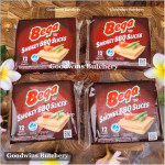 Bega Australia sliced cheese SMOKEY BBQ chilled 12pcs 200g